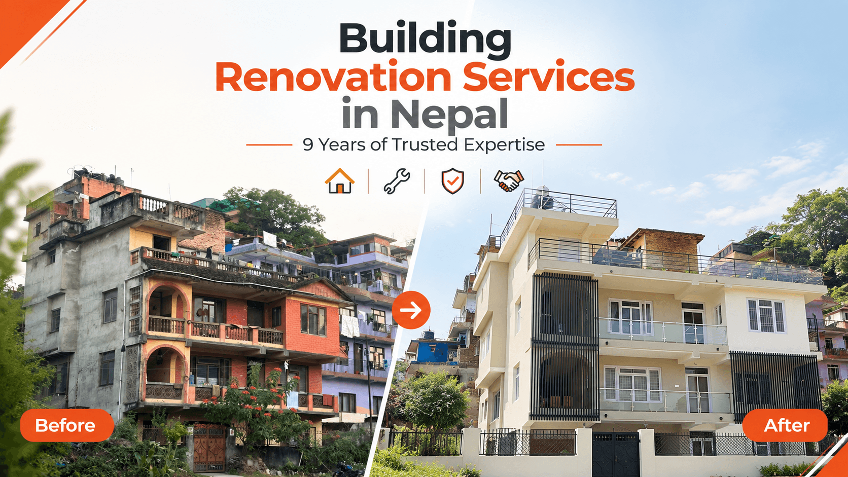Building Renovation Services in Nepal: 9 Years of Trusted Expertise | Best Renovation Company in Nepal !